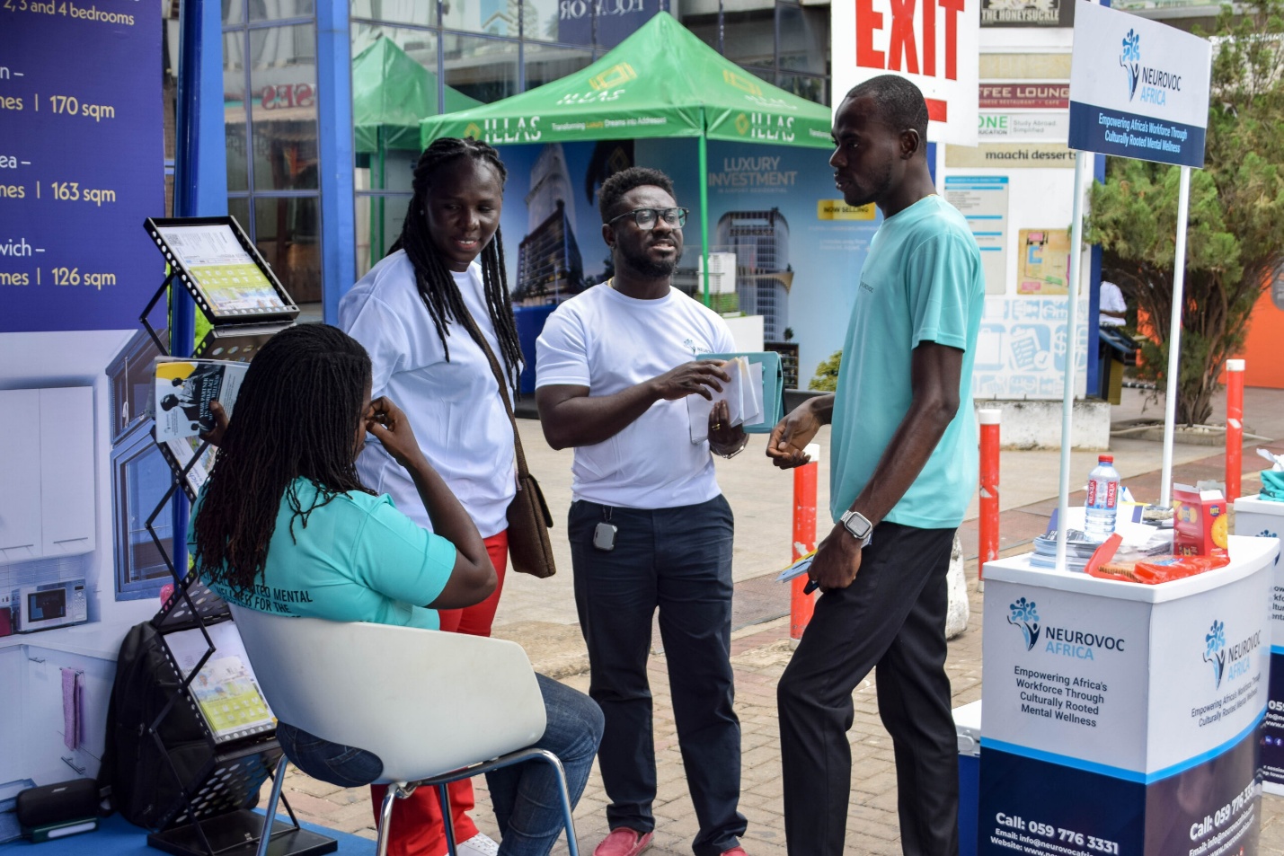 NeuroVoc Africa workplace wellness activation