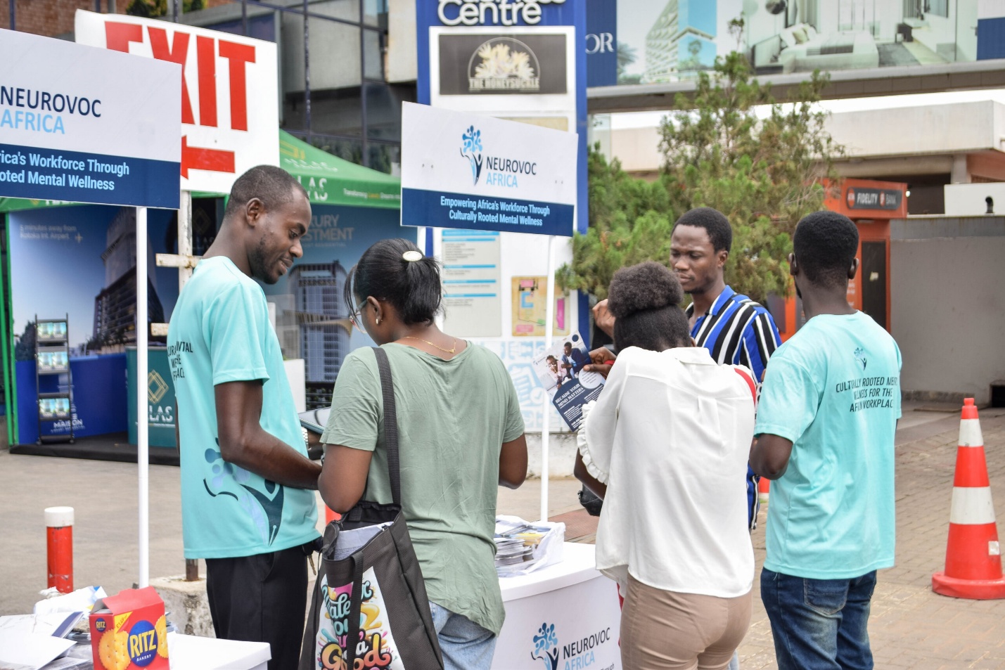 NeuroVoc Africa workplace wellness activation