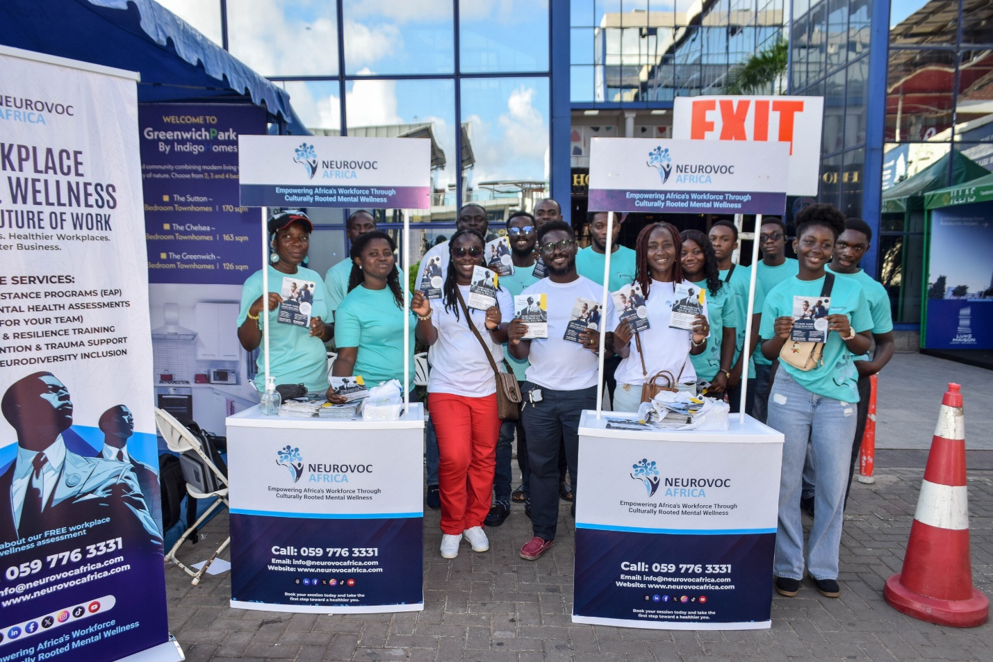 NeuroVoc Africa workplace wellness activation
